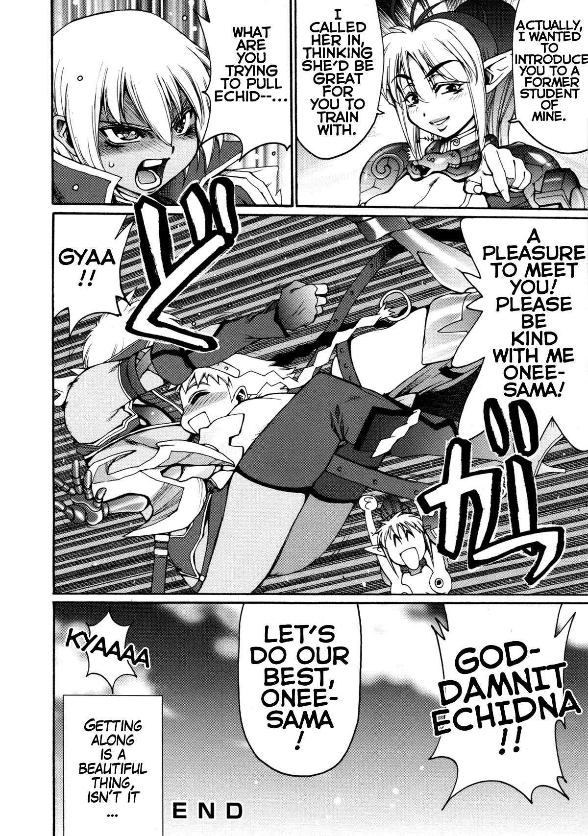 Queen's Blade Anthology Comics Chapter 1.11 page 12 - Vol.1 Chapter 11: I Can't Help It, I Love Cats!!