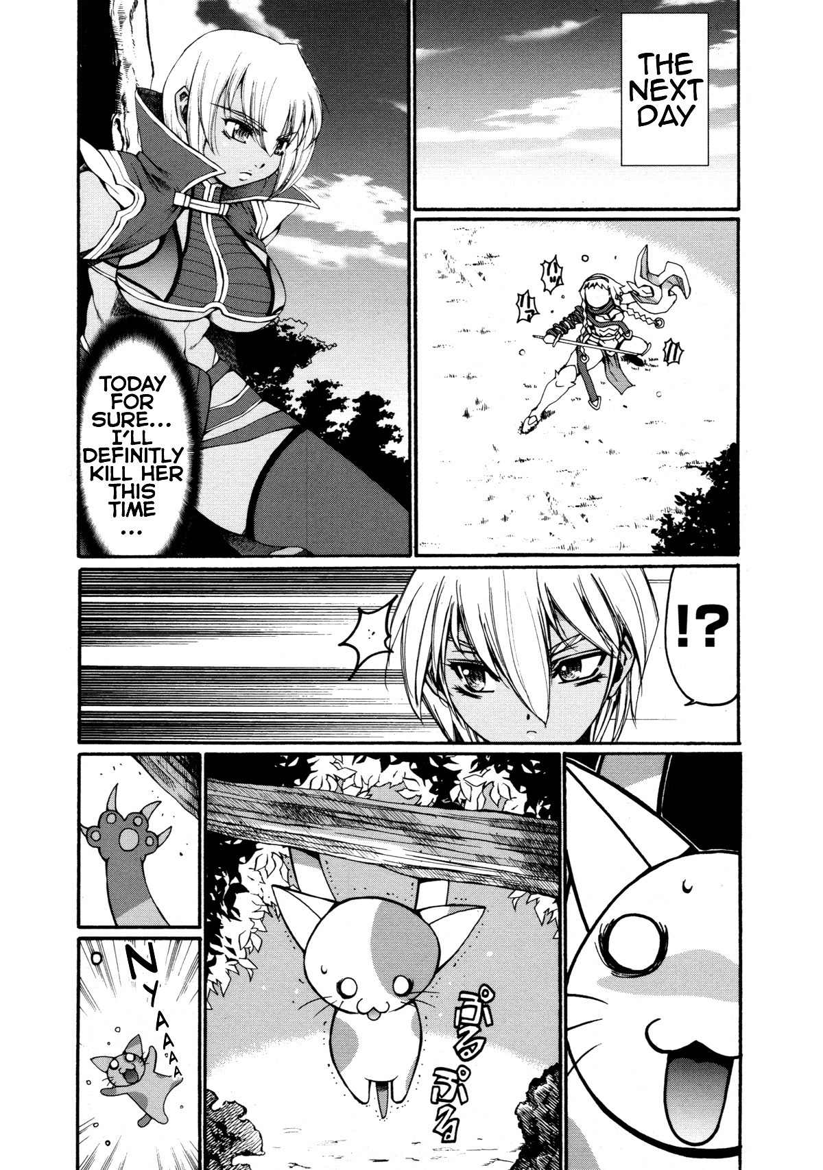 Queen's Blade Anthology Comics Chapter 1.11 page 4 - Vol.1 Chapter 11: I Can't Help It, I Love Cats!!