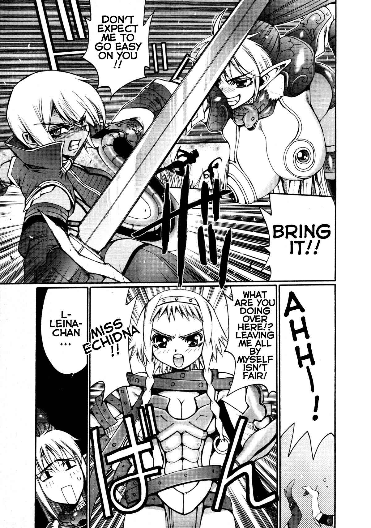 Queen's Blade Anthology Comics Chapter 1.11 page 9 - Vol.1 Chapter 11: I Can't Help It, I Love Cats!!