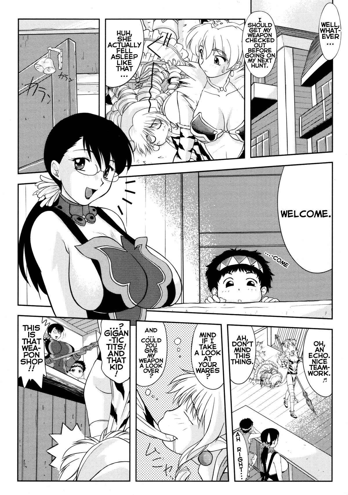 Queen's Blade Anthology Comics Chapter 1.12 page 4 - Vol.1 Chapter 12: Snagging the Big One!