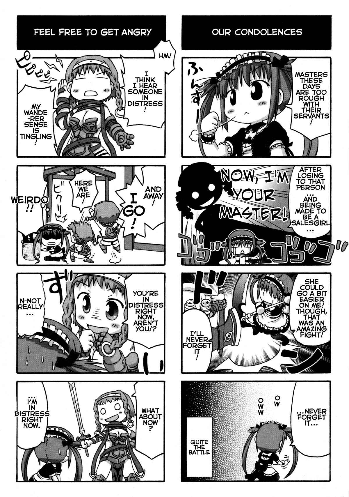 Queen's Blade Anthology Comics Chapter 1.14 page 2 - Vol.1 Chapter 14: Who are You Calling a Kid!?