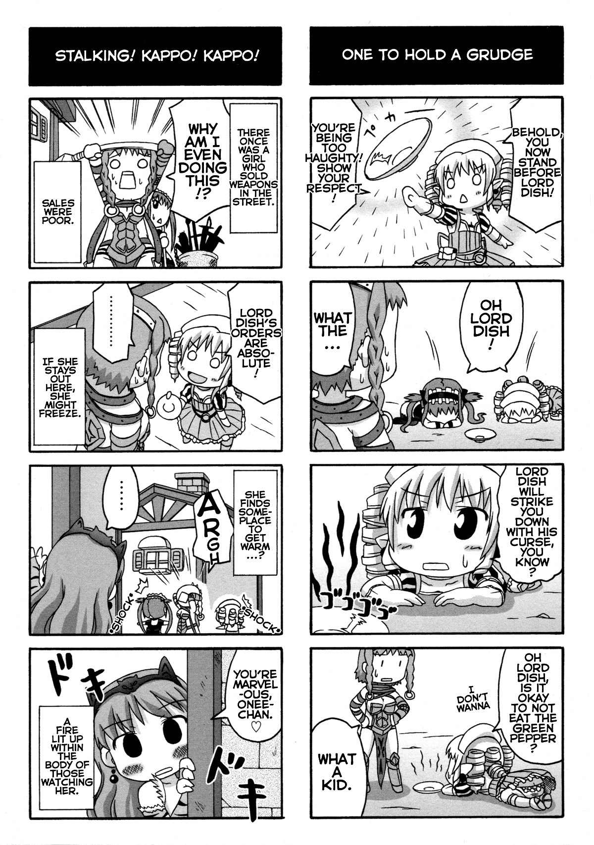 Queen's Blade Anthology Comics Chapter 1.14 page 8 - Vol.1 Chapter 14: Who are You Calling a Kid!?