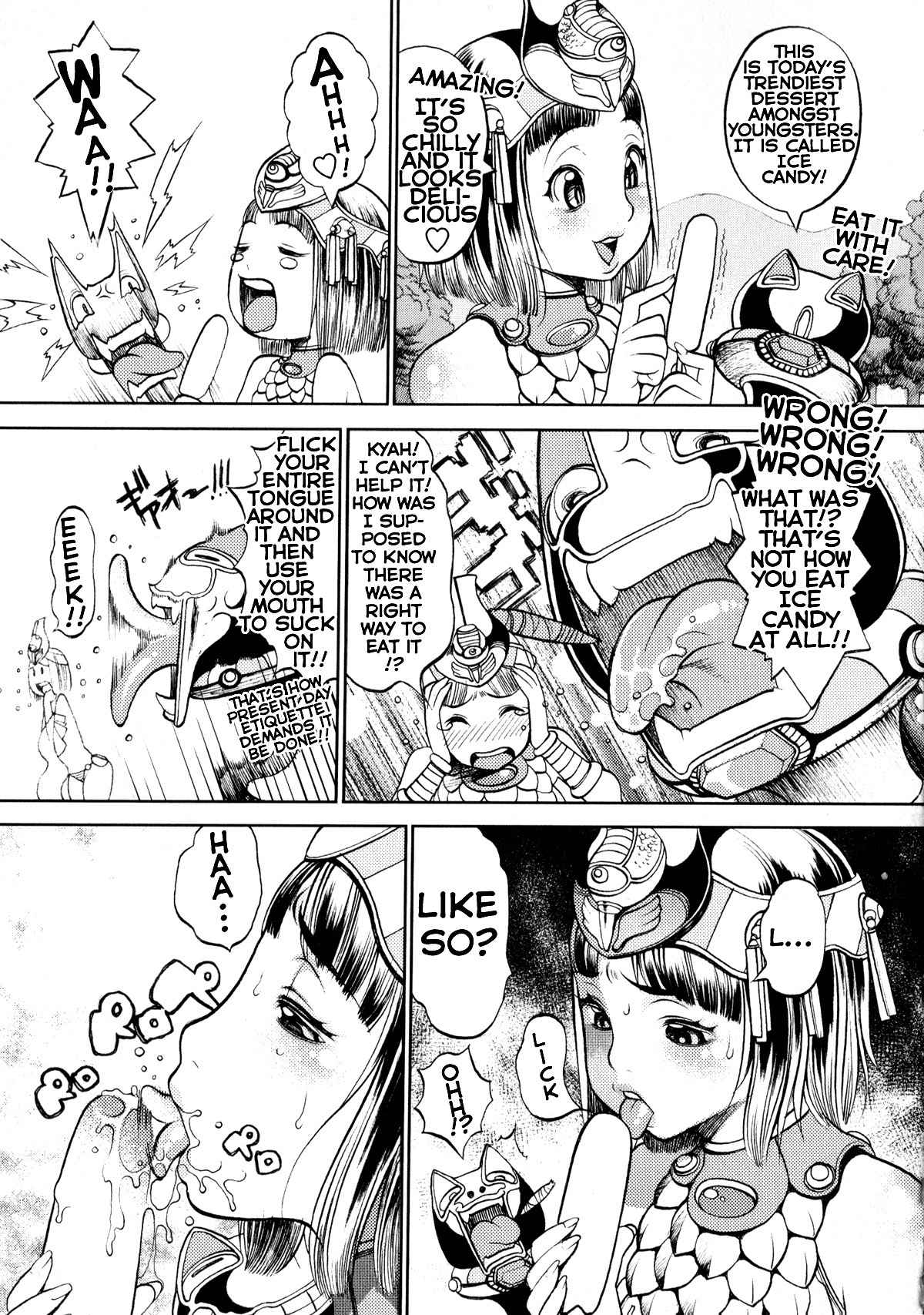 Queen's Blade Anthology Comics Chapter 1.2 page 3 - Vol.1 Chapter 2: GJ Menace!