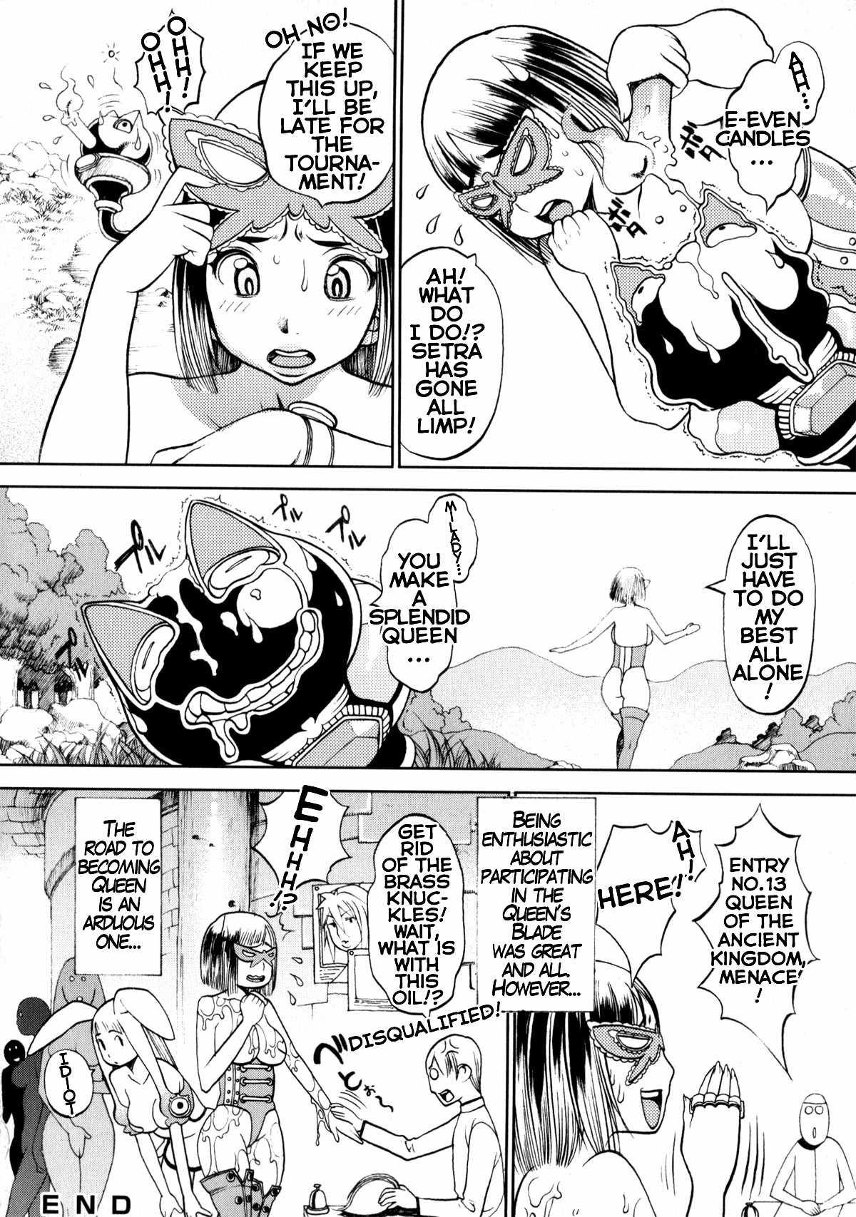 Queen's Blade Anthology Comics Chapter 1.2 page 8 - Vol.1 Chapter 2: GJ Menace!