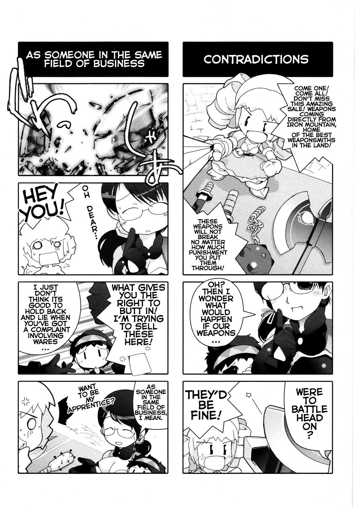 Queen's Blade Anthology Comics Chapter 1.8 page 2 - Vol.1 Chapter 8: Account of the Flourishing Dainty Armed Fifth Generation