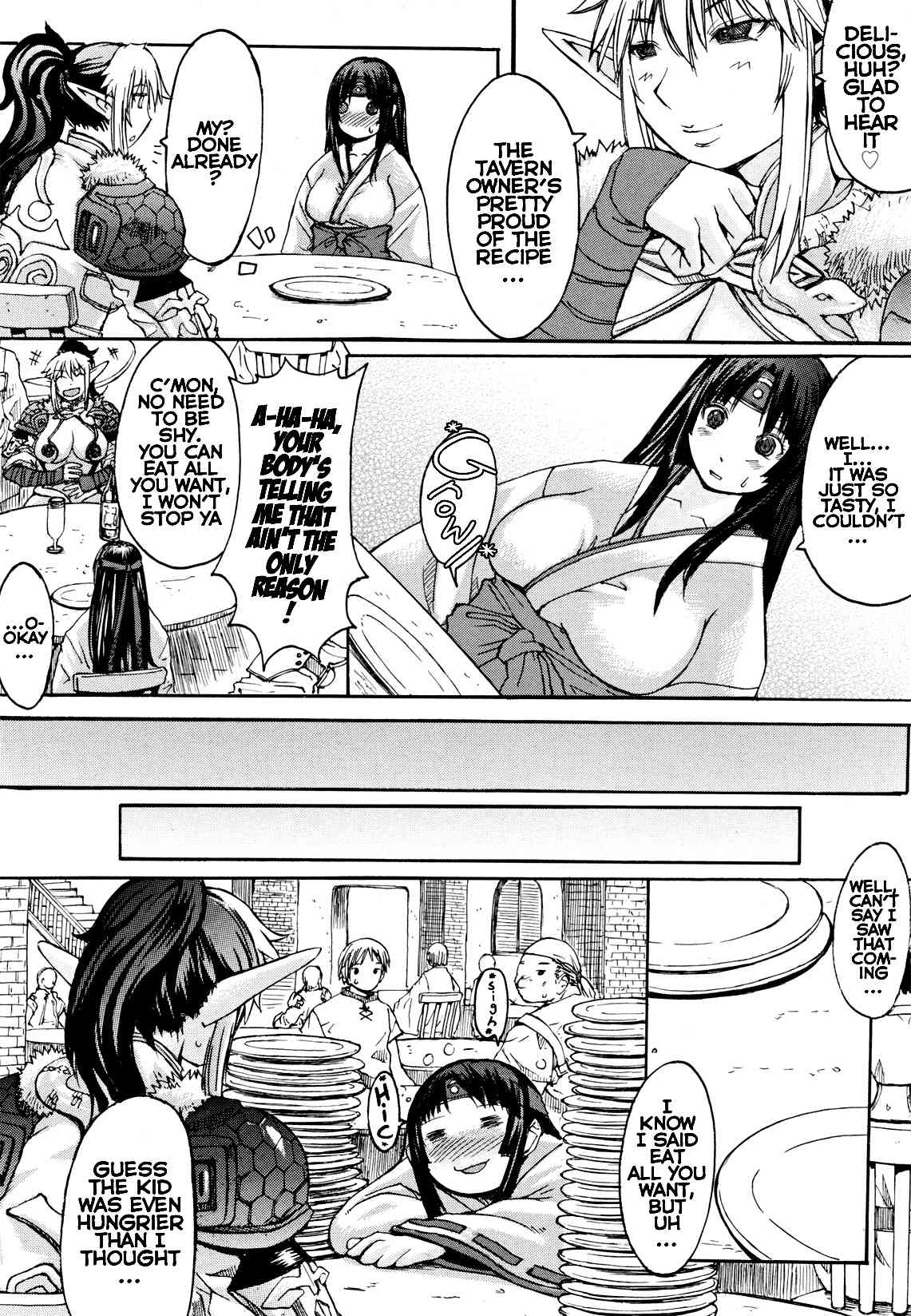 Queen's Blade Anthology Comics Chapter 2.3 page 4 - Vol.2 Chapter 3: A Brunch With Big Sis