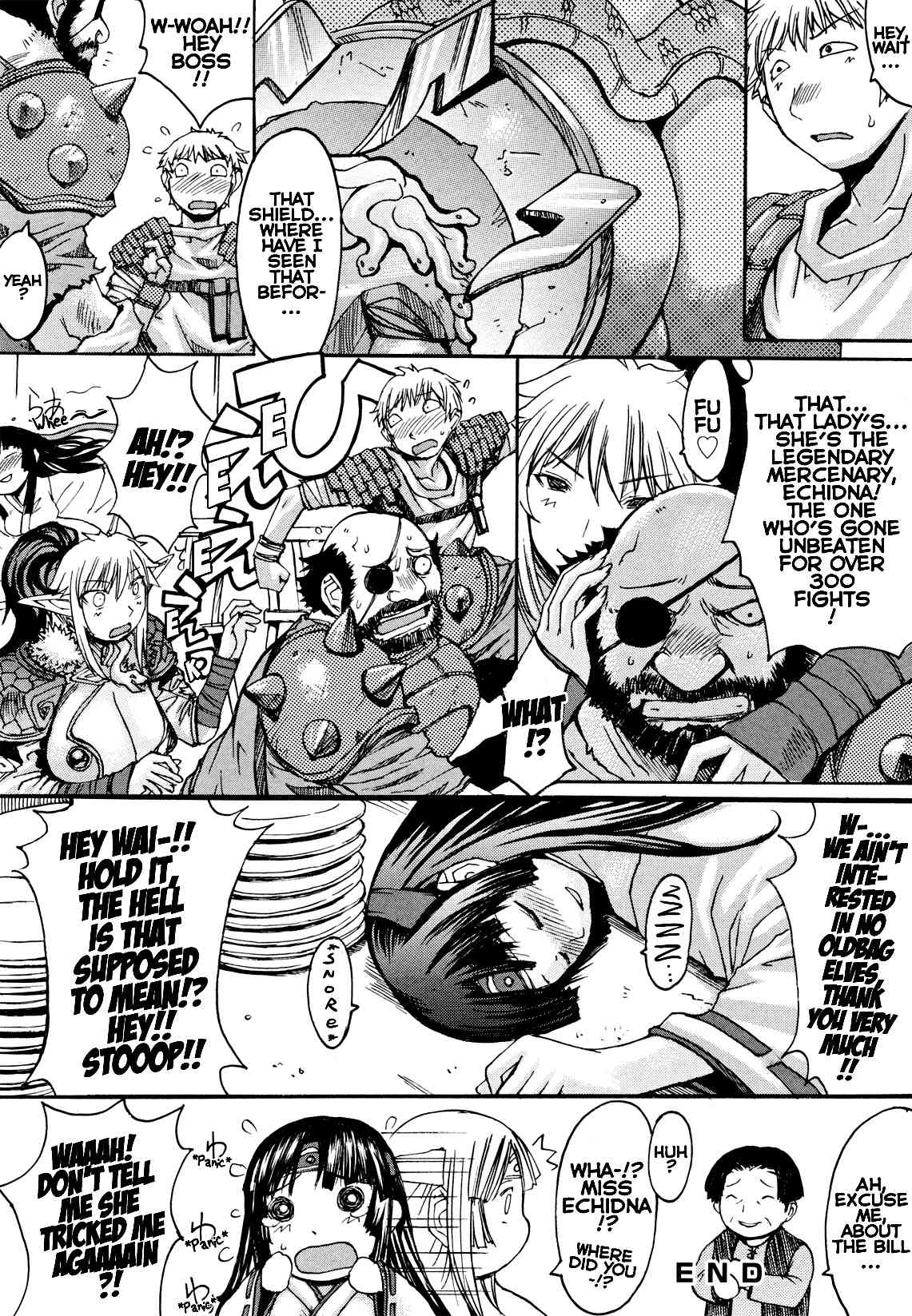 Queen's Blade Anthology Comics Chapter 2.3 page 8 - Vol.2 Chapter 3: A Brunch With Big Sis