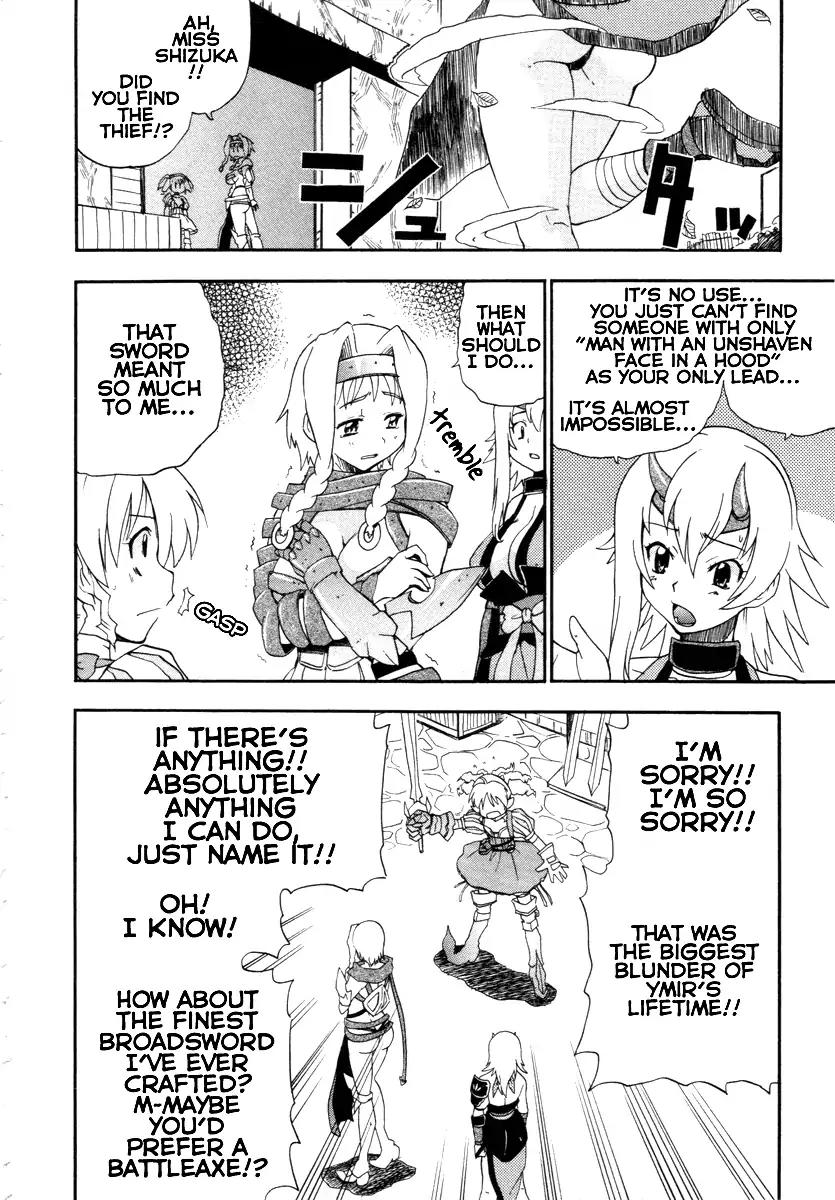 Queen's Blade - Exiled Warrior Chapter 9 page 22 - Chapter 9: The Travelling Blacksmith From The Iron Mountain