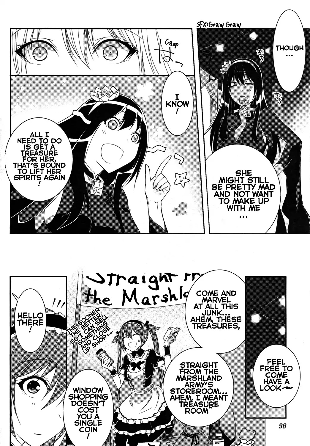 Queen's Blade Rebellion: Zero Chapter 12 page 26 - Chapter 12: Chapter Of Red And White: At The Evil Spirits' Night Market