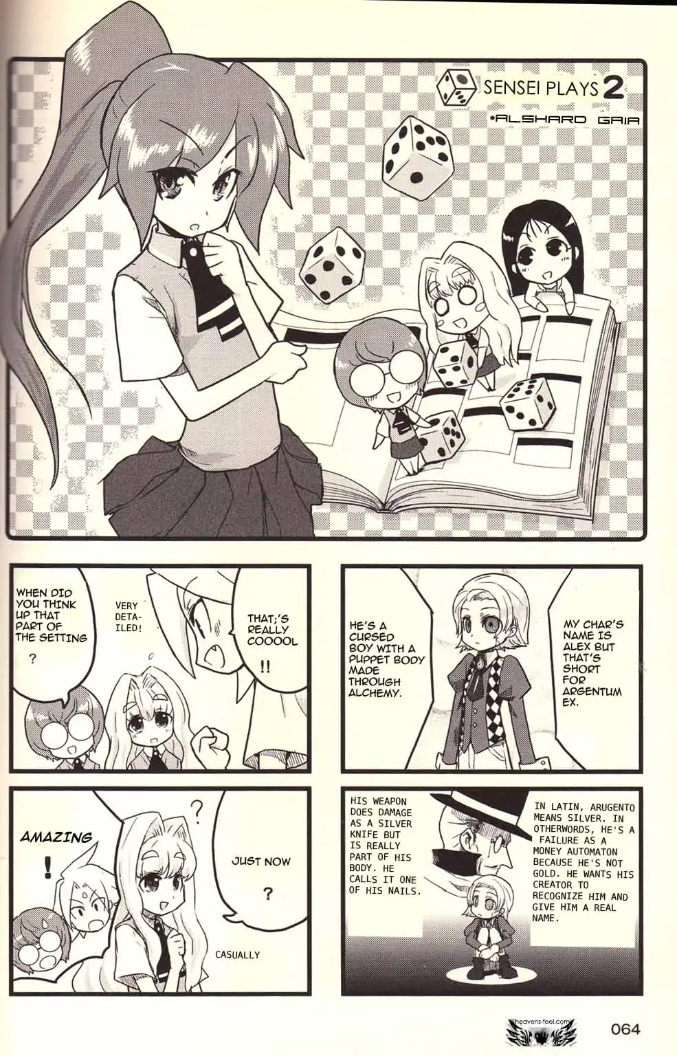 Quick Start!! Chapter 14 page 1 - Chapter 14: Sensei Plays 2! Alshard GAIA