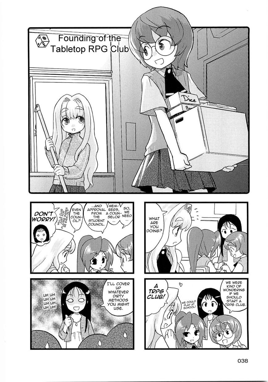 Quick Start!! Chapter 8 page 1 - Chapter 8 : Founding of the Tabletop RPG Club