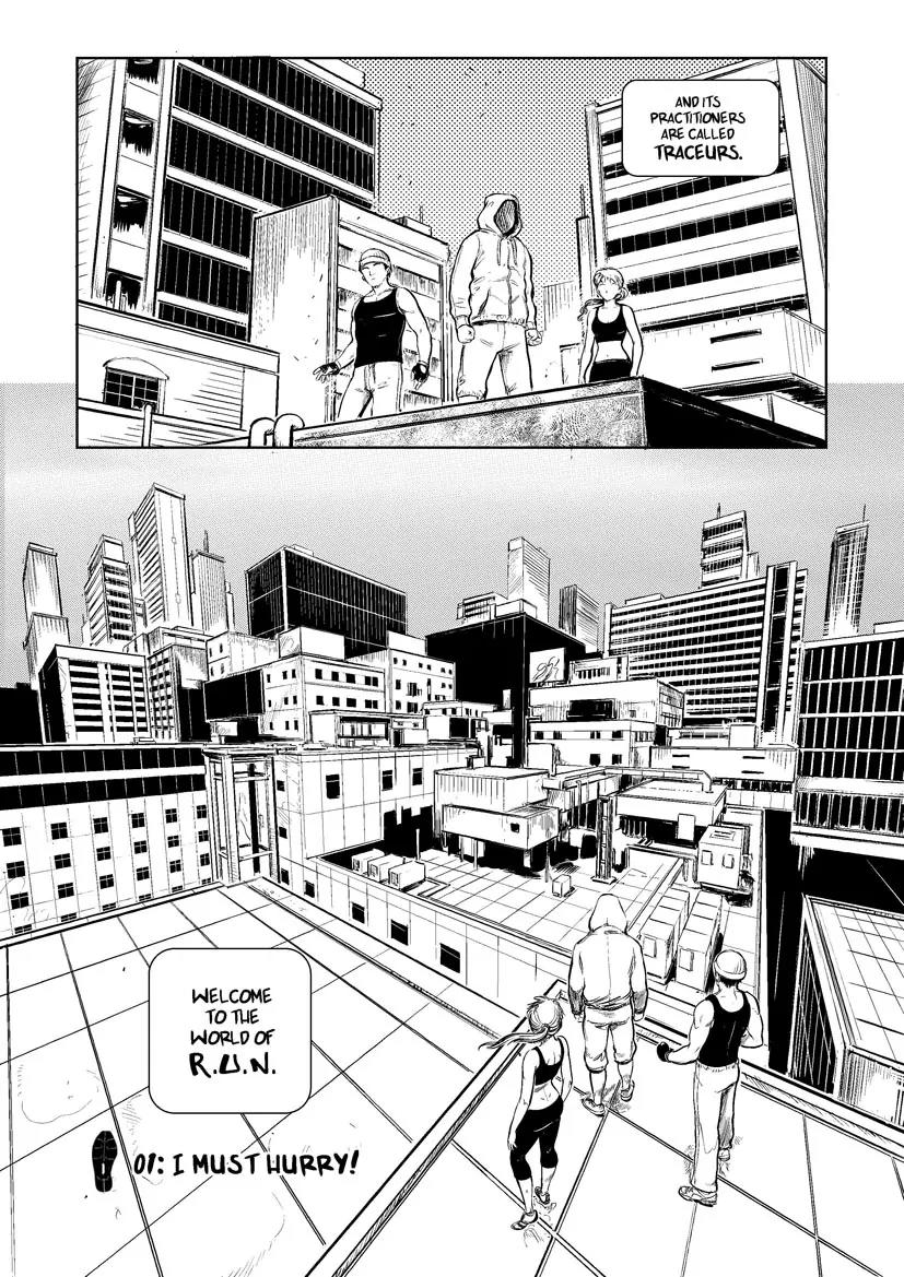 R.u.N. Chapter 1 page 5 - Chapter 1: I Must Hurry!