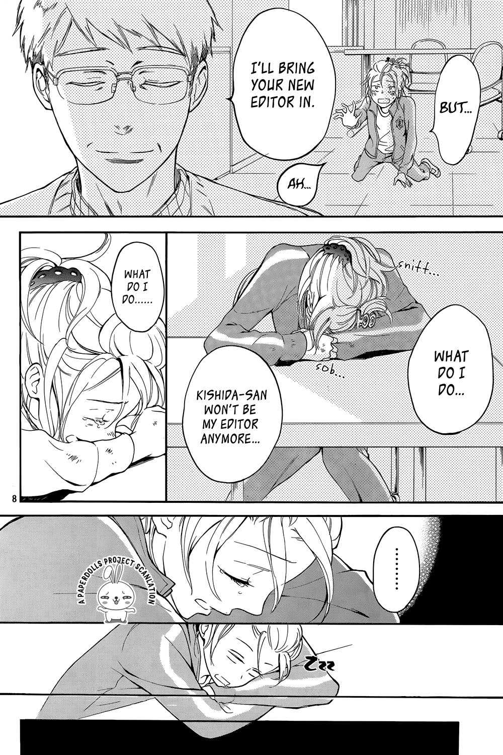 Rabukome no Baka Chapter 1.2 page 8 - Chapter 1 v2 : The Editor's Story