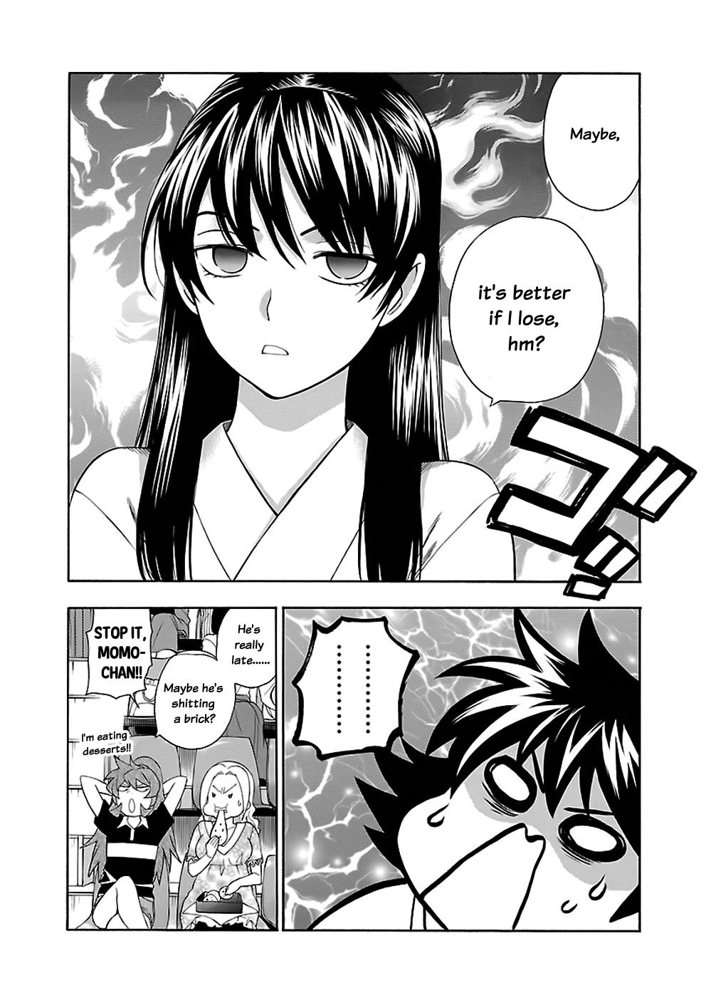 Rabuyu! Chapter 11 page 22 - Chapter 11: Eleventh Bath: The girls battle begins!