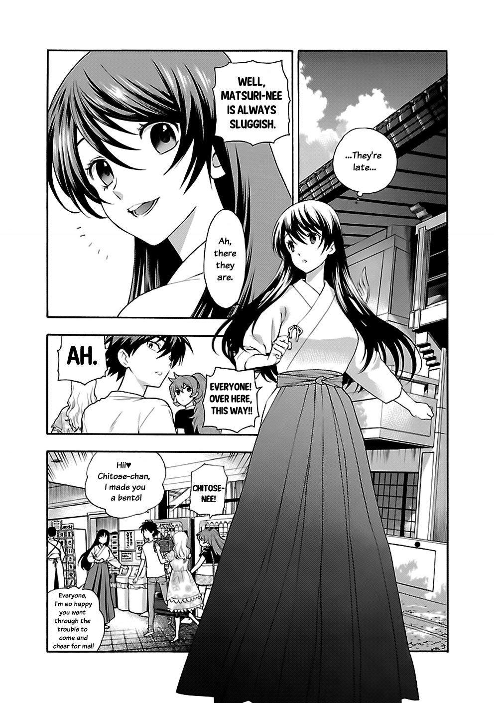 Rabuyu! Chapter 11 page 4 - Chapter 11: Eleventh Bath: The girls battle begins!