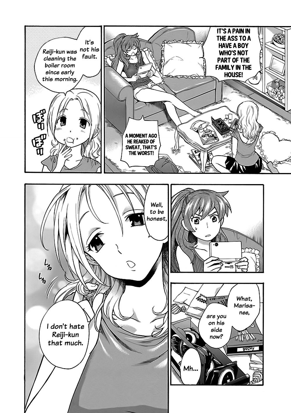 Rabuyu! Chapter 4 page 8 - Chapter 4: Fourth Bath: Peach-colored darkness