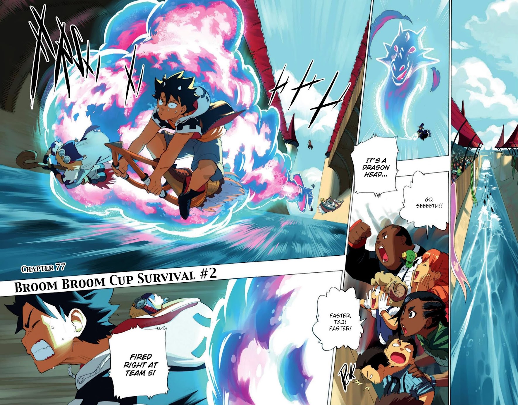 Radiant Chapter 77 page 5 - Chapter 77: Broom Broom Cup Survival #2