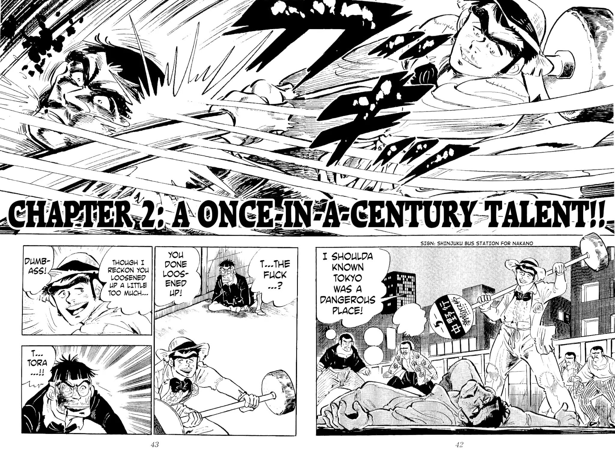 Rage!! The Gokutora Family Chapter 2 page 1 - Chapter 2: A Once-in-a-Century Talent!!