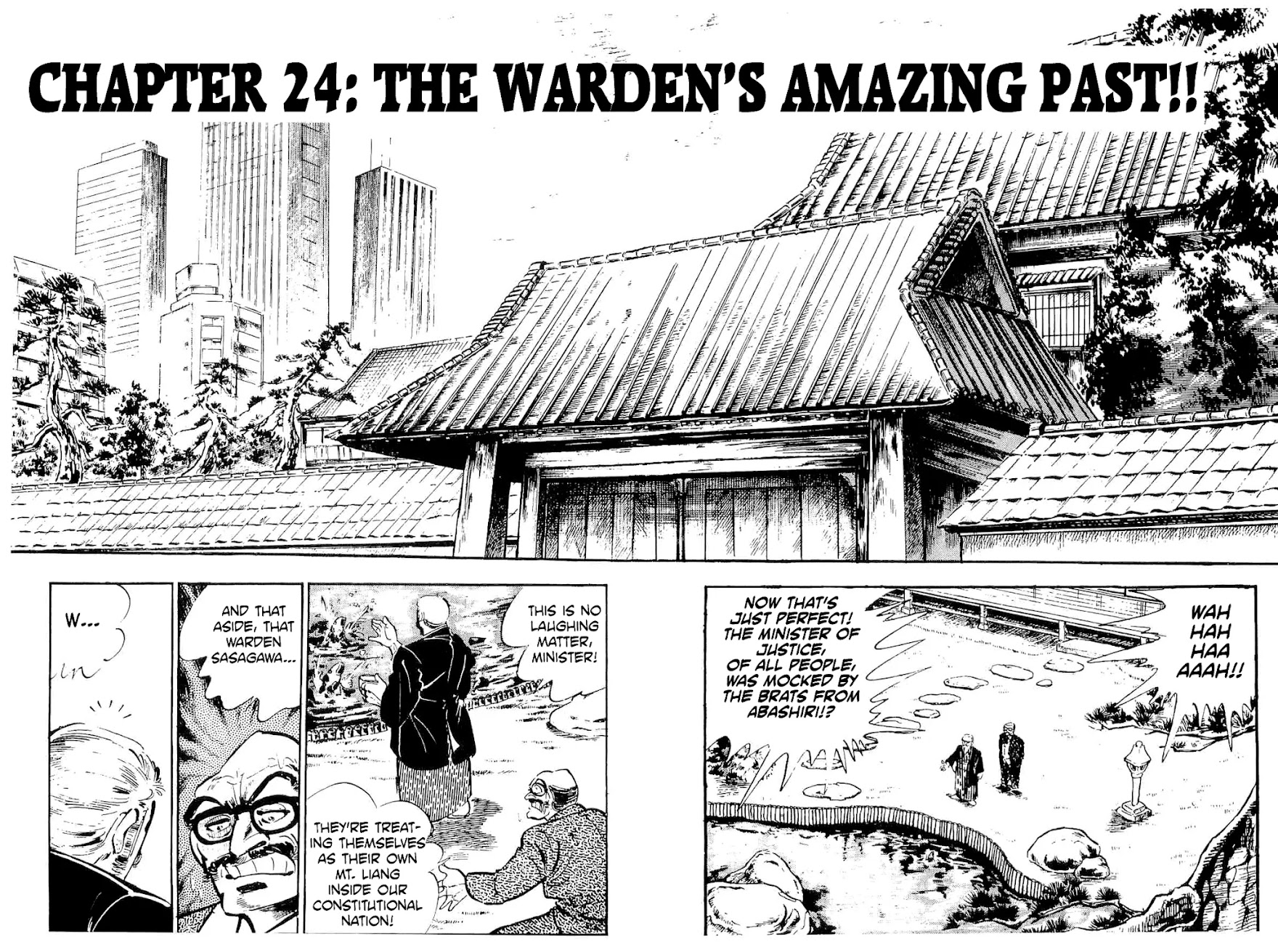Rage!! The Gokutora Family Chapter 24 page 1 - Chapter 24: The Warden's Amazing Past!!
