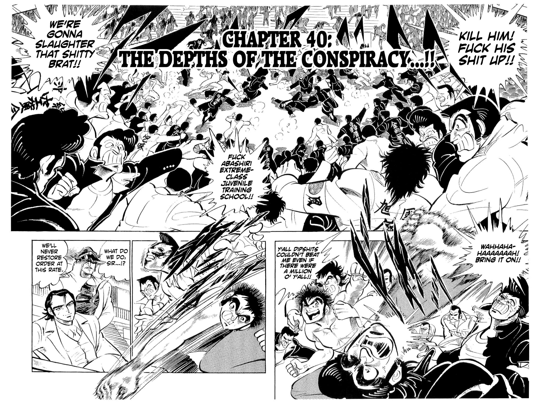 Rage!! The Gokutora Family Chapter 40 page 1 - Chapter 40: The Depths of the Conspiracy...!!