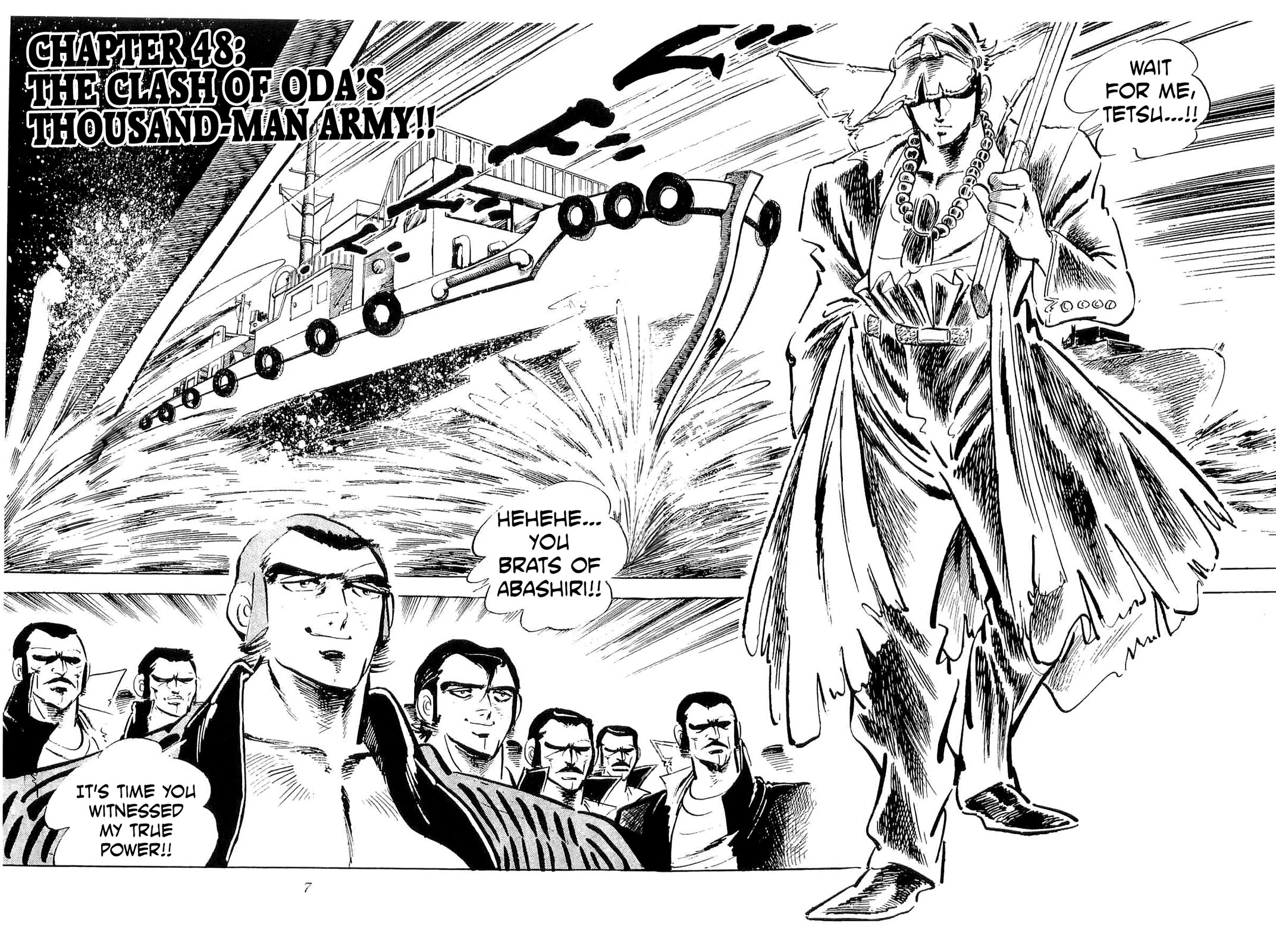 Rage!! The Gokutora Family Chapter 48 page 10 - Chapter 48: The Clash of Oda's Thousand-Man Army!!