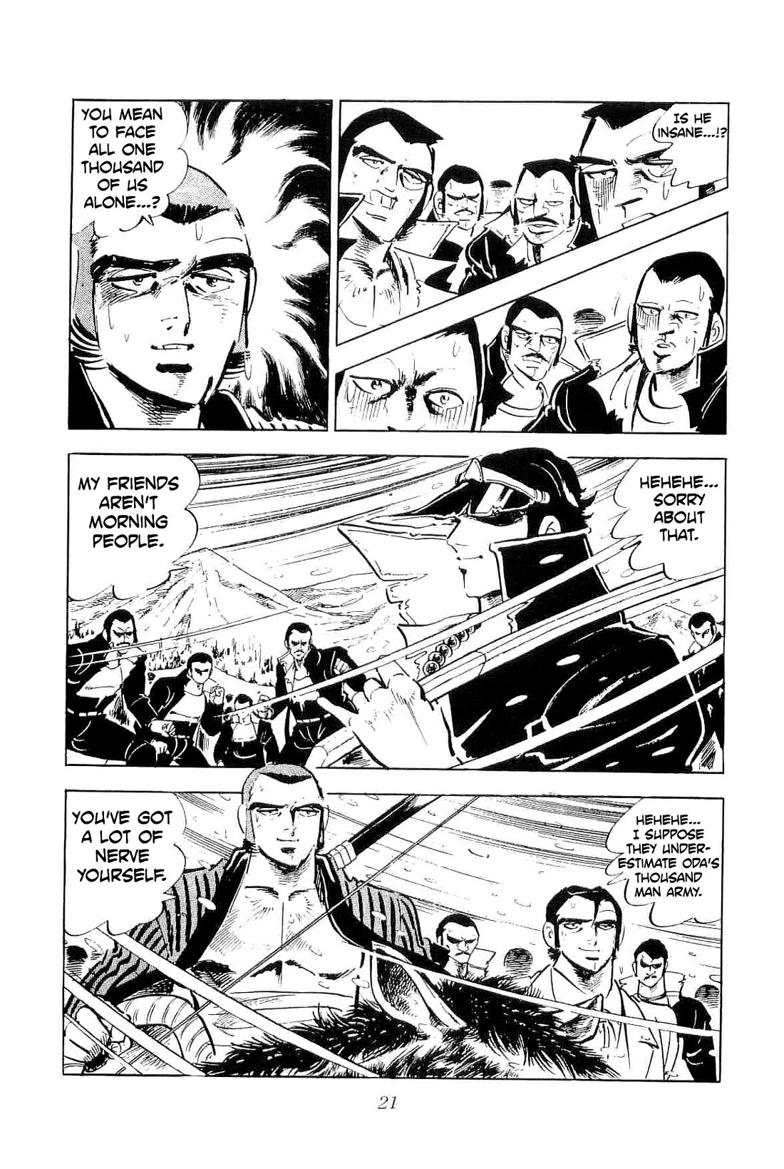 Rage!! The Gokutora Family Chapter 48 page 22 - Chapter 48: The Clash of Oda's Thousand-Man Army!!