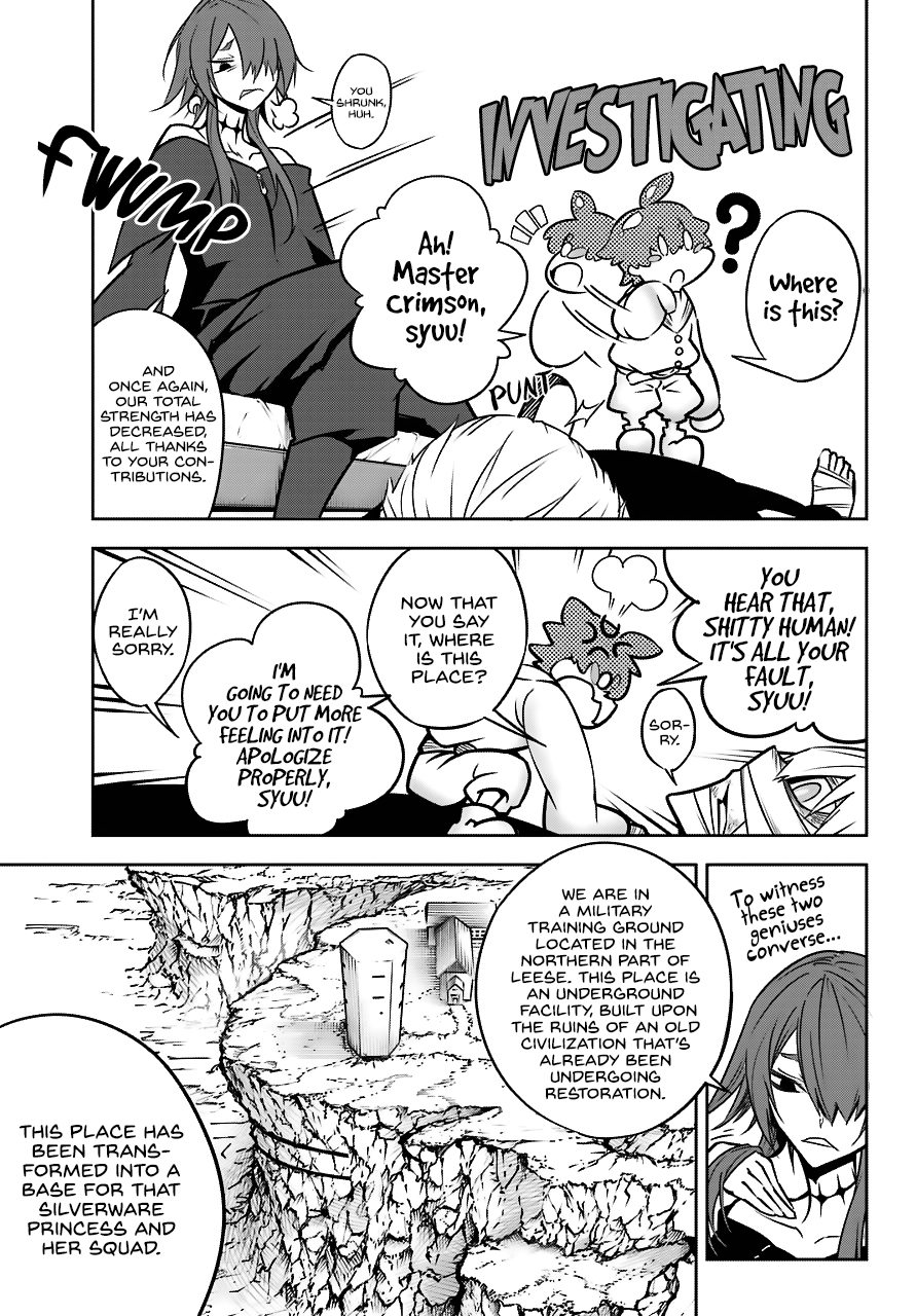 Ragna Crimson Chapter 19 page 14 - Chapter 19: Introducing the Silver Armaments Army Corps Member who's Fallen in Love