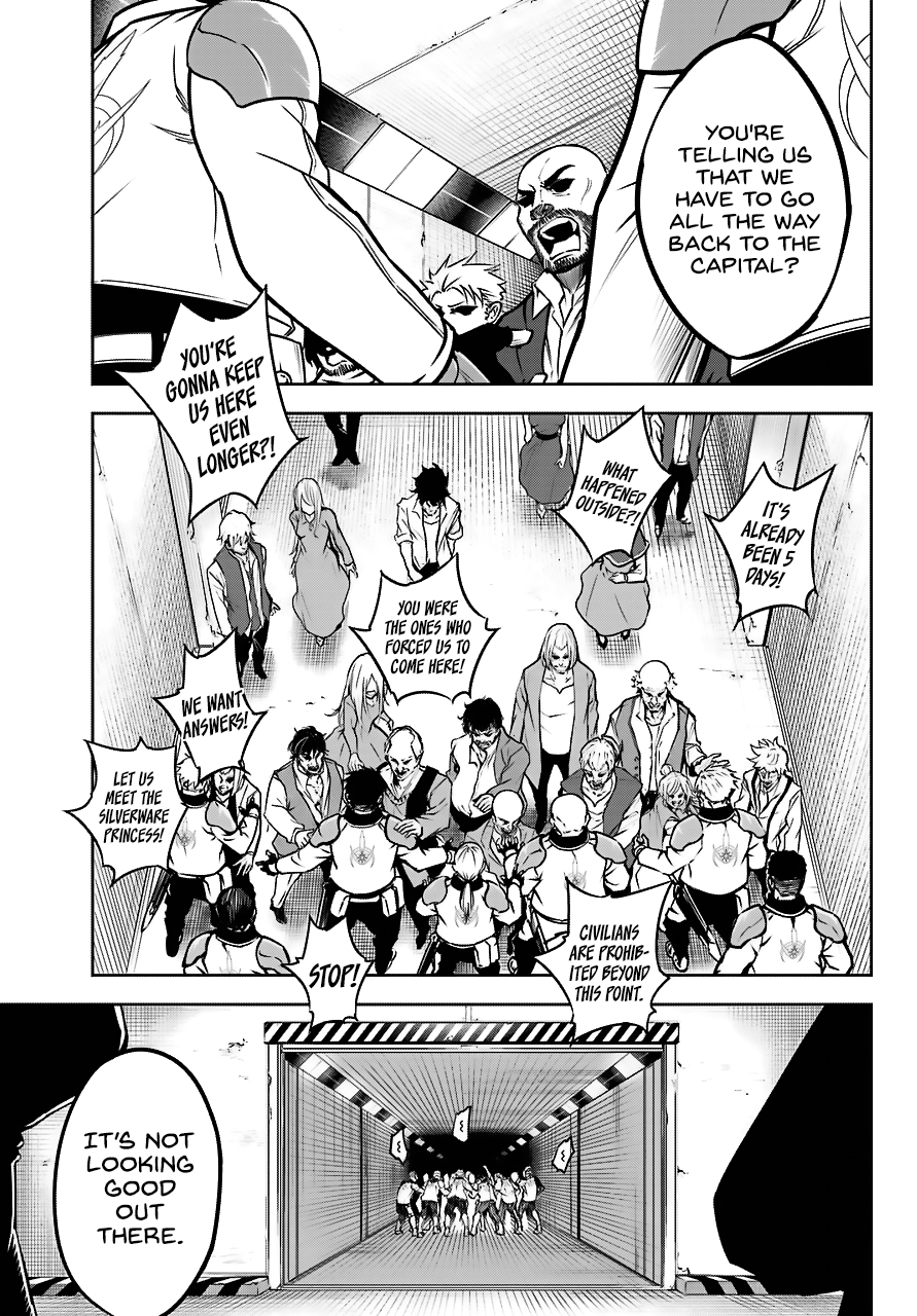 Ragna Crimson Chapter 19 page 16 - Chapter 19: Introducing the Silver Armaments Army Corps Member who's Fallen in Love