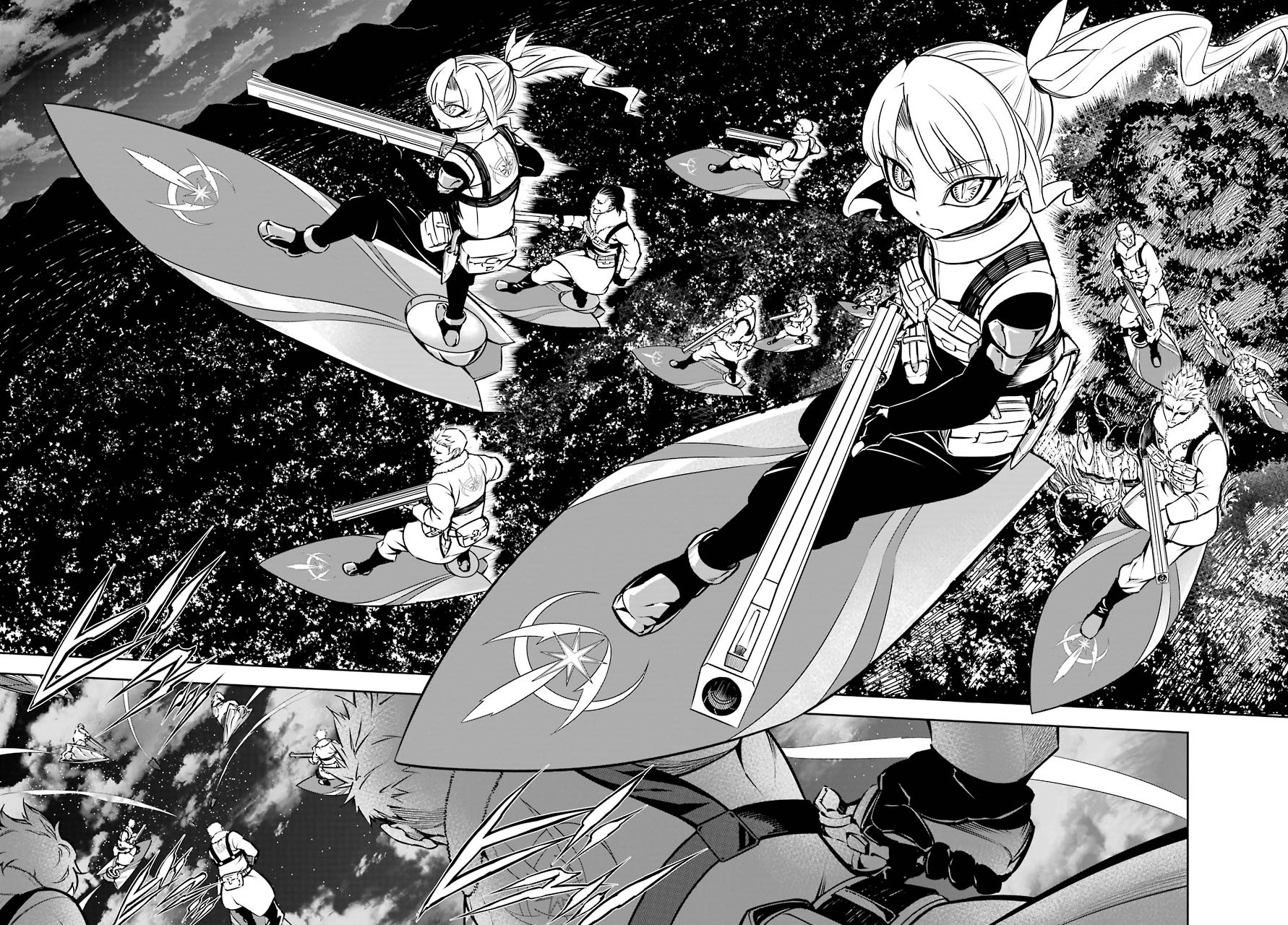 Ragna Crimson Chapter 26 page 4 - Chapter 26: Aerial Gunner Response Unit