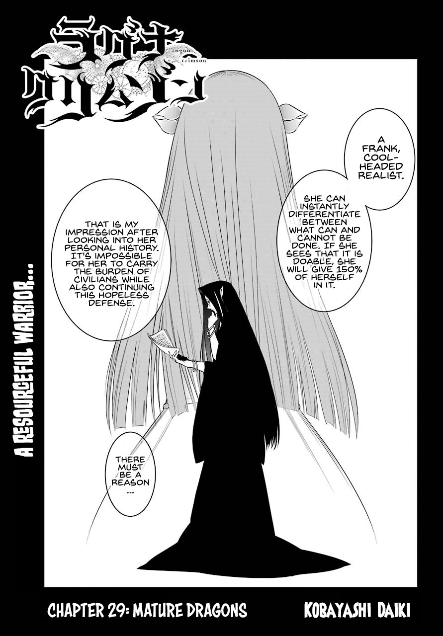 Ragna Crimson Chapter 29 page 1 - Chapter 29: Mature Dragons