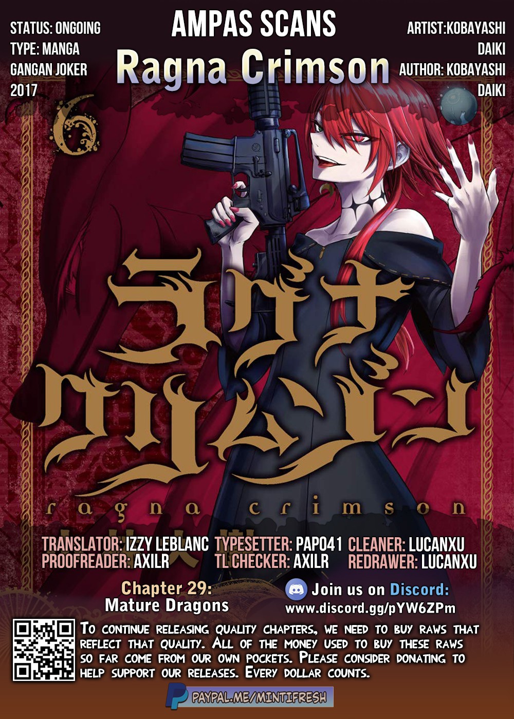 Ragna Crimson Chapter 29 page 32 - Chapter 29: Mature Dragons
