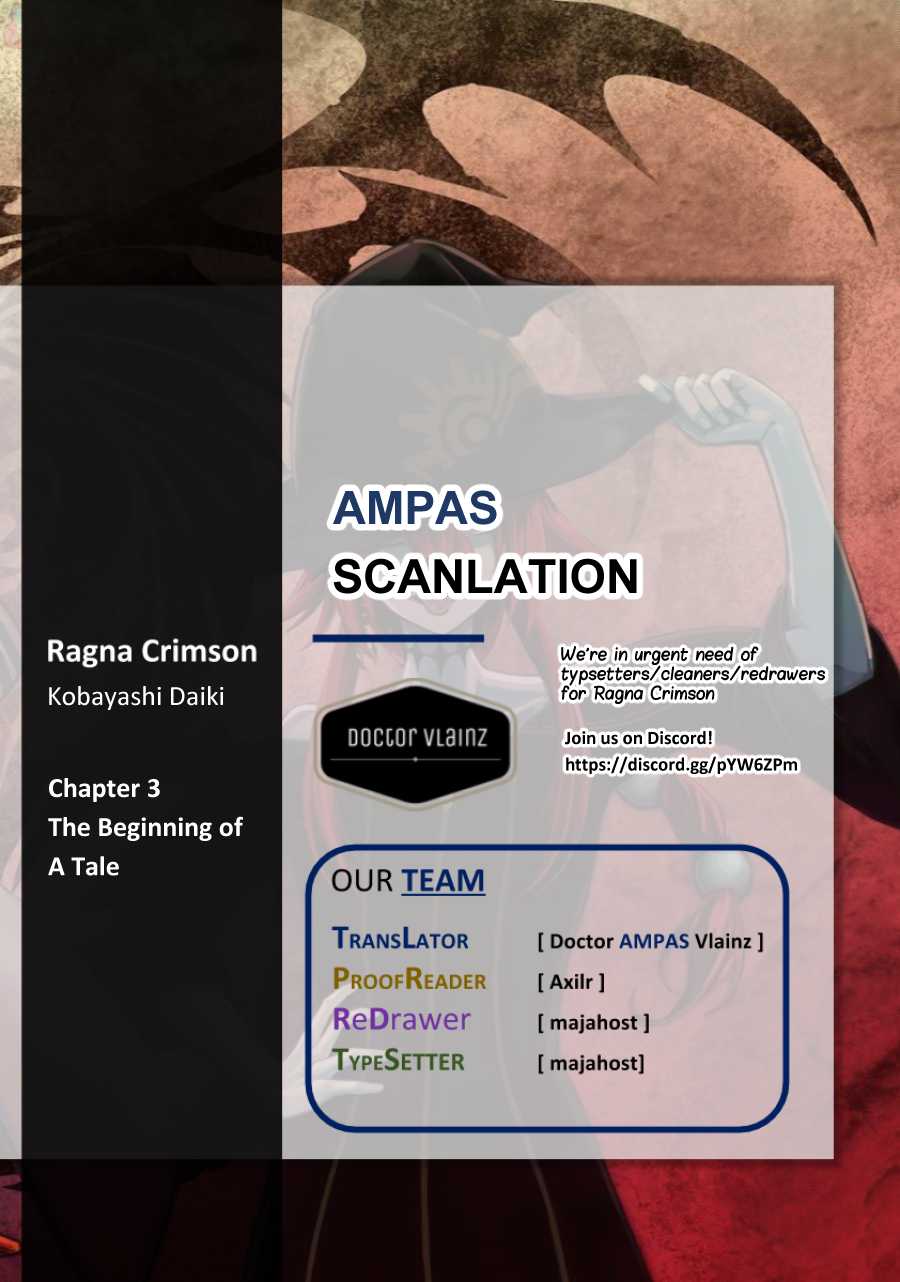Ragna Crimson Chapter 3 page 1 - Chapter 3: The Beginning of a Tale