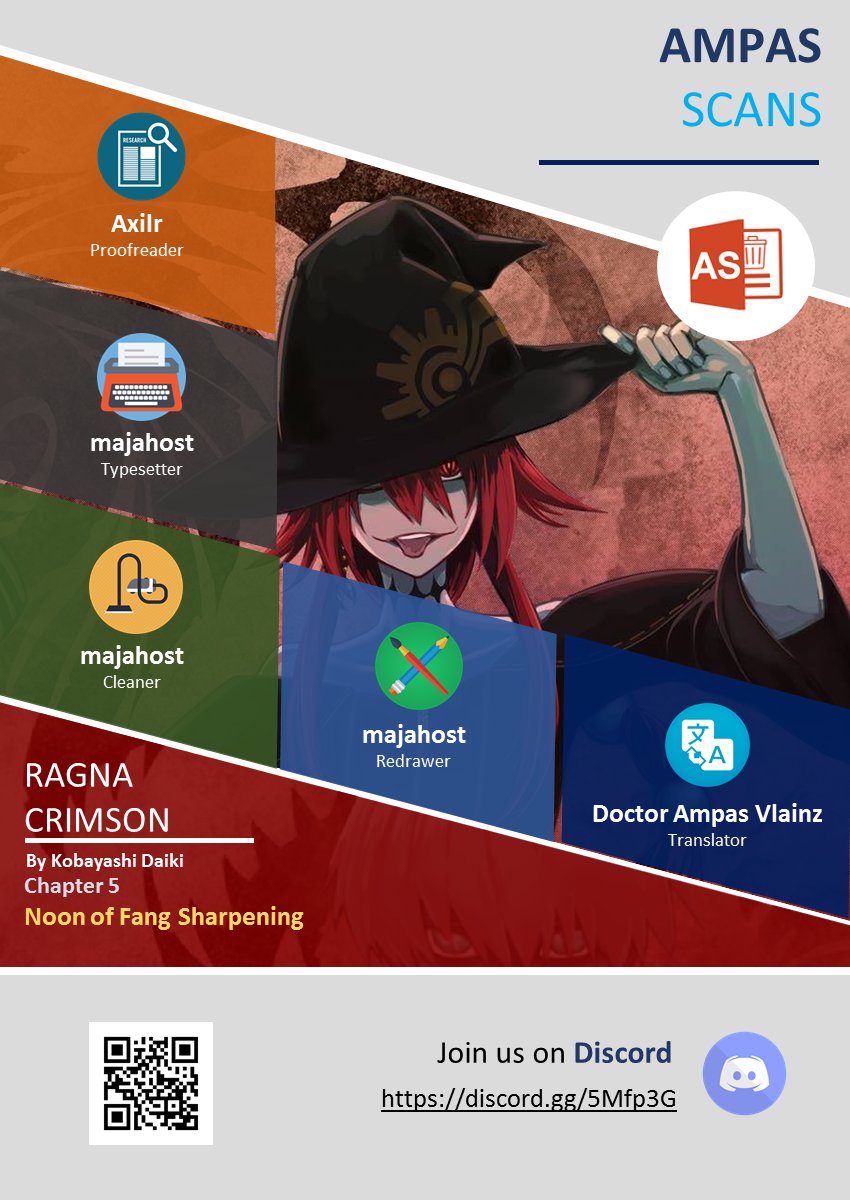 Ragna Crimson Chapter 5 page 40 - Chapter 5: Noon of Fang Sharpening