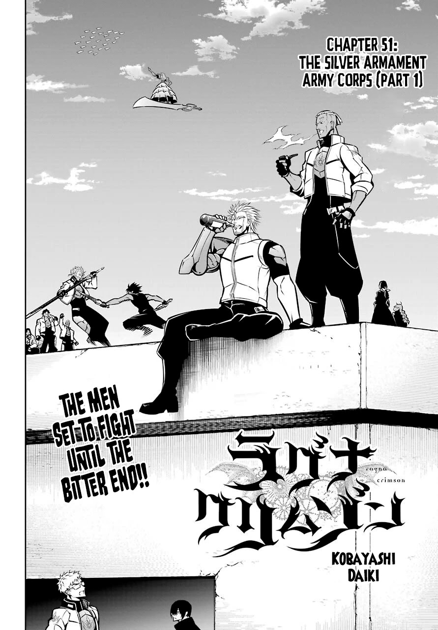 Ragna Crimson Chapter 51.1 page 8 - Chapter 51.1: The Silver Armament Army Corps (Part 1)