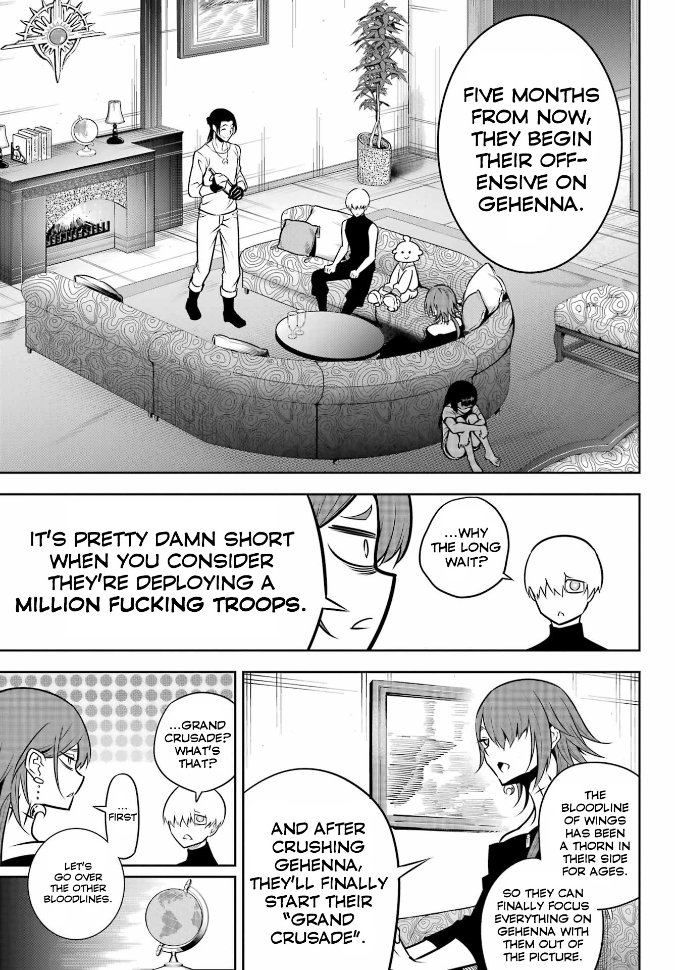 Ragna Crimson Chapter 63 page 17 - Chapter 63: State Of The World