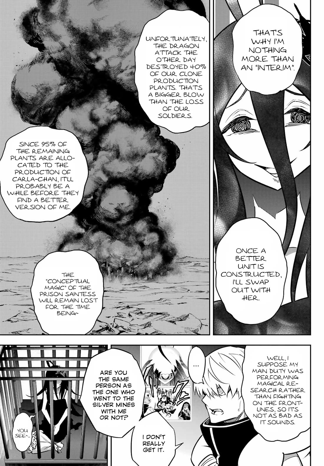 Ragna Crimson Chapter 73 page 13 - Chapter 73: Body, Will, Soul