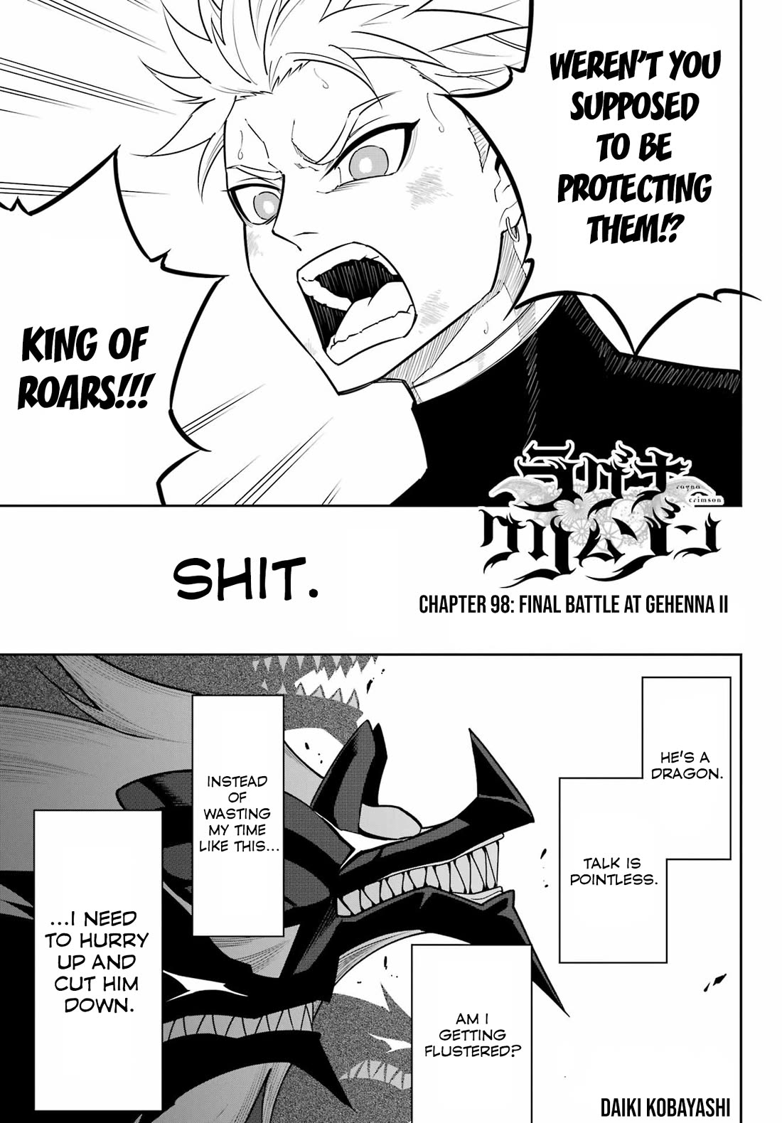 Ragna Crimson Chapter 98 page 1 - Chapter 98