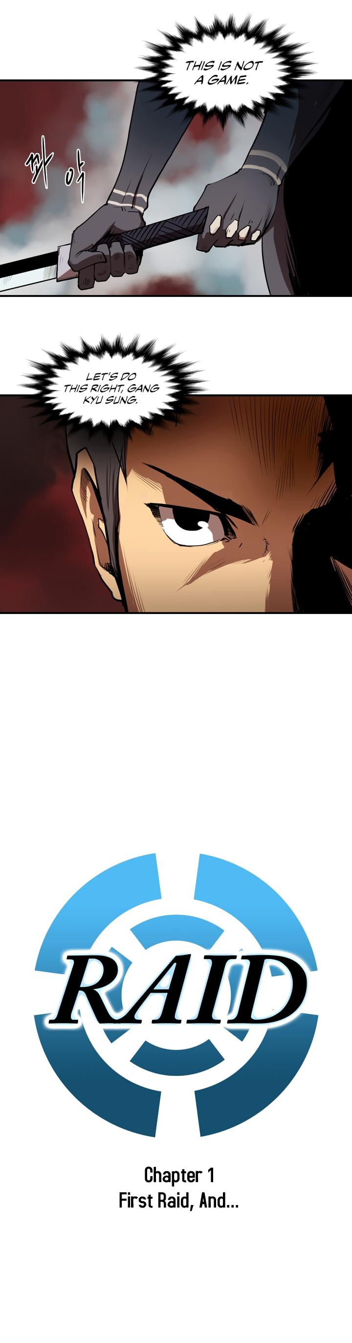 Raid Chapter 1 page 3 - Chapter 1: First Raid, and...