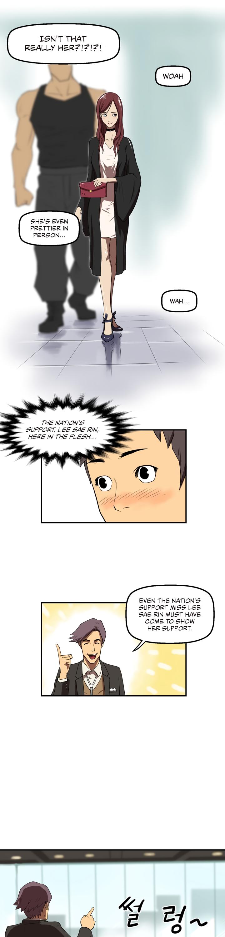 Raid Chapter 4 page 16 - Chapter 4: "The Nation's Support", Lee Sae Rin