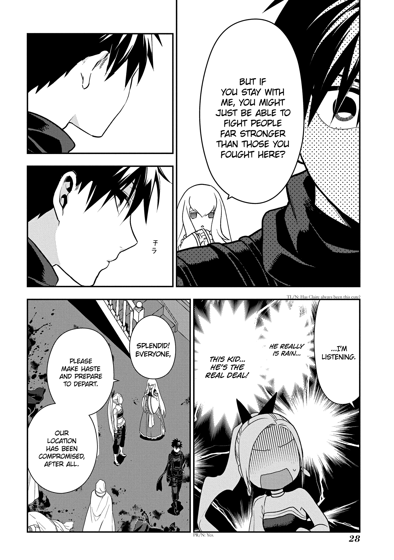 Rain (SUMIKAWA Megumi) Chapter 94 page 28 - Chapter 94: A Lone Wolf, Resurrected