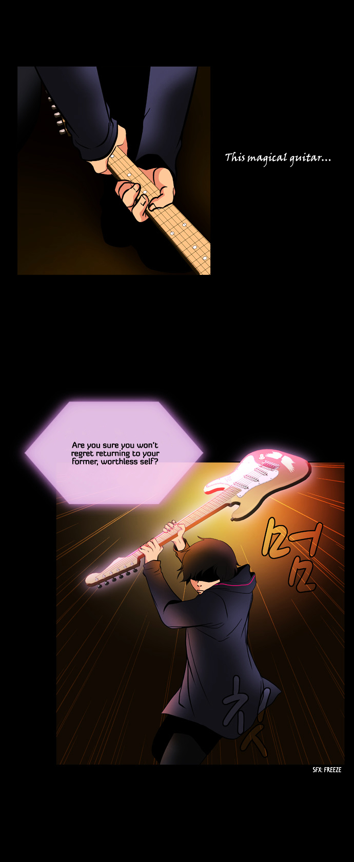 Rainbow Rose Chapter 10 page 14 - Chapter 10 : episode1. Air Guitar: Chapter 10