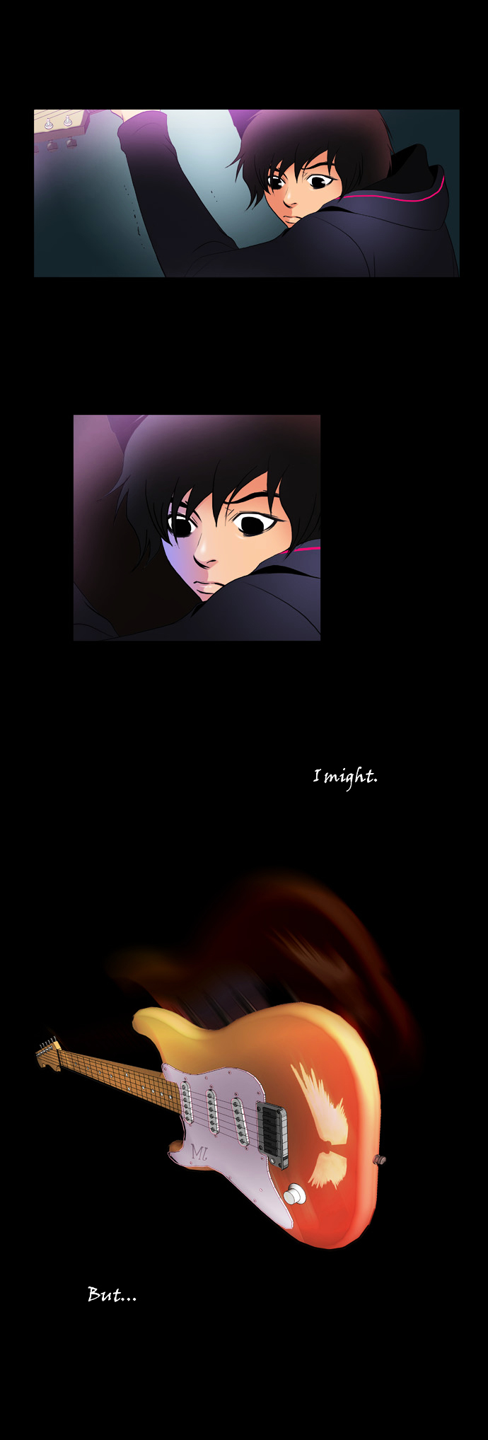 Rainbow Rose Chapter 10 page 15 - Chapter 10 : episode1. Air Guitar: Chapter 10