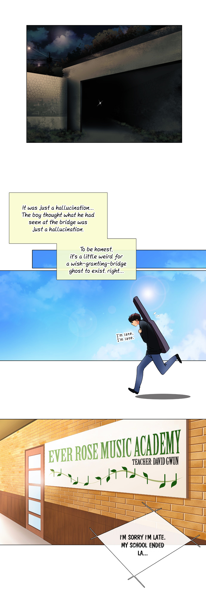 Rainbow Rose Chapter 2 page 11 - Chapter 2 : episode1. Air Guitar: Chapter 2