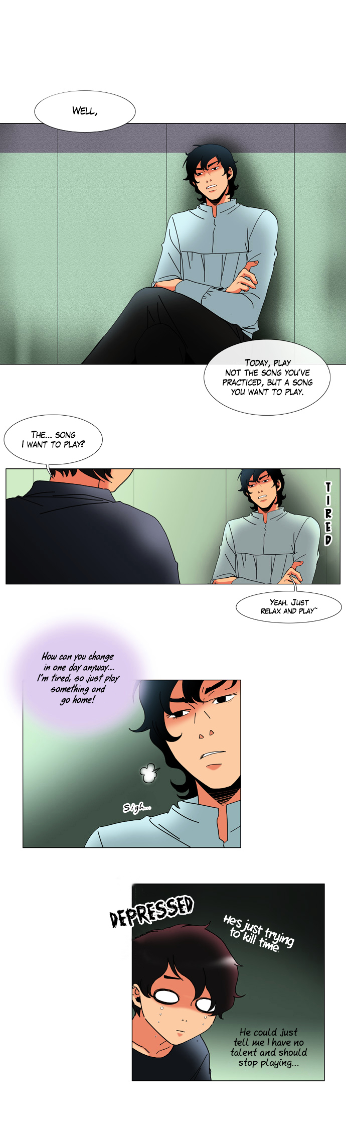 Rainbow Rose Chapter 2 page 17 - Chapter 2 : episode1. Air Guitar: Chapter 2