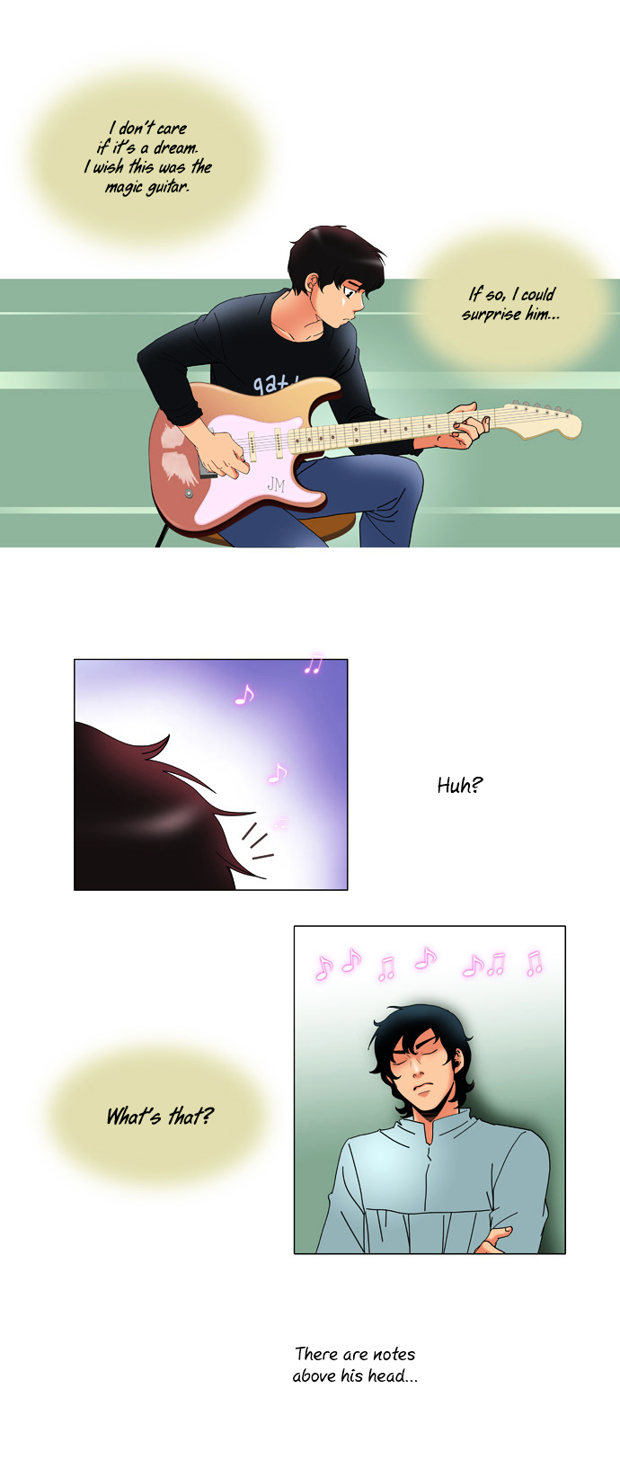 Rainbow Rose Chapter 2 page 18 - Chapter 2 : episode1. Air Guitar: Chapter 2