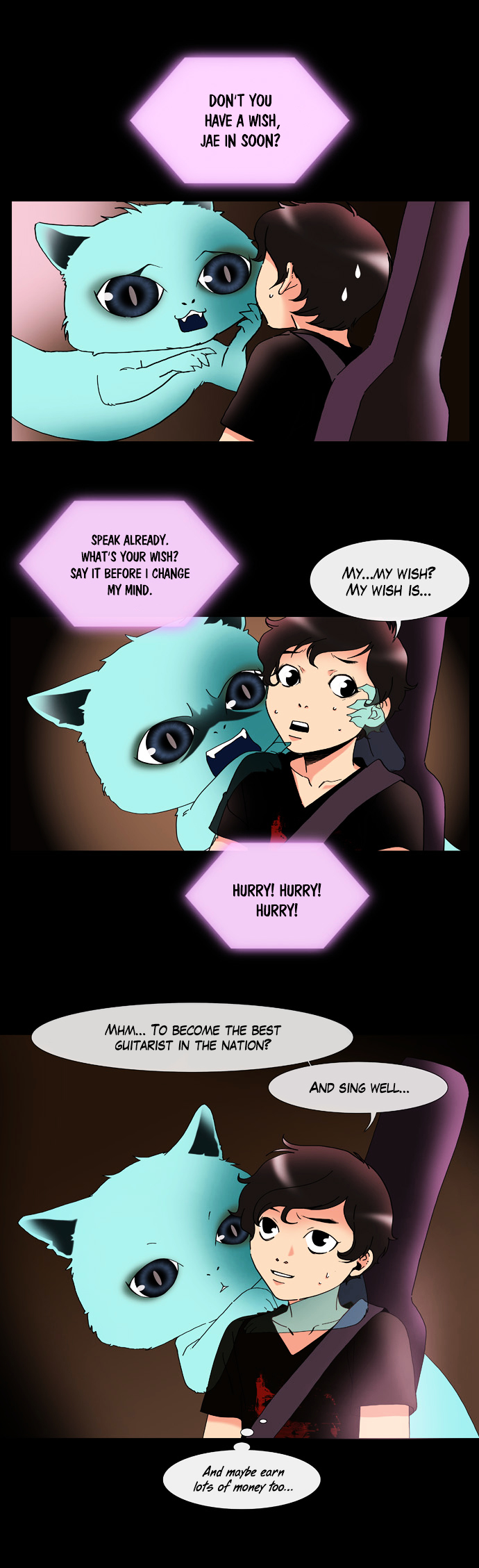 Rainbow Rose Chapter 2 page 4 - Chapter 2 : episode1. Air Guitar: Chapter 2