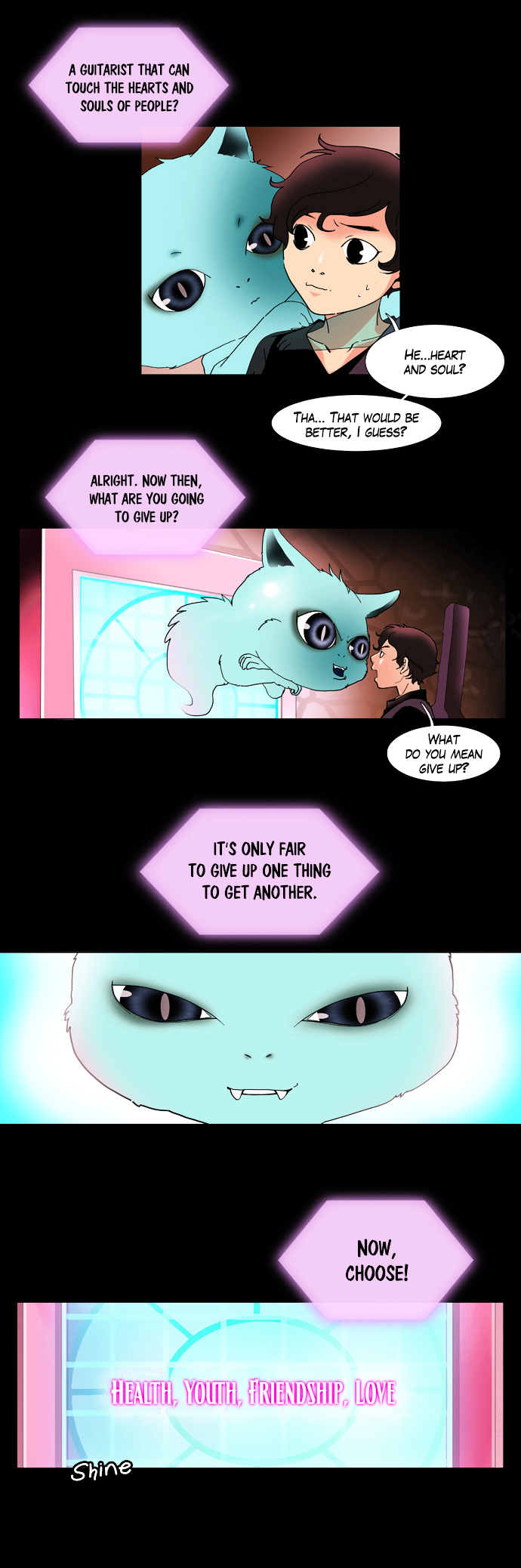 Rainbow Rose Chapter 2 page 5 - Chapter 2 : episode1. Air Guitar: Chapter 2