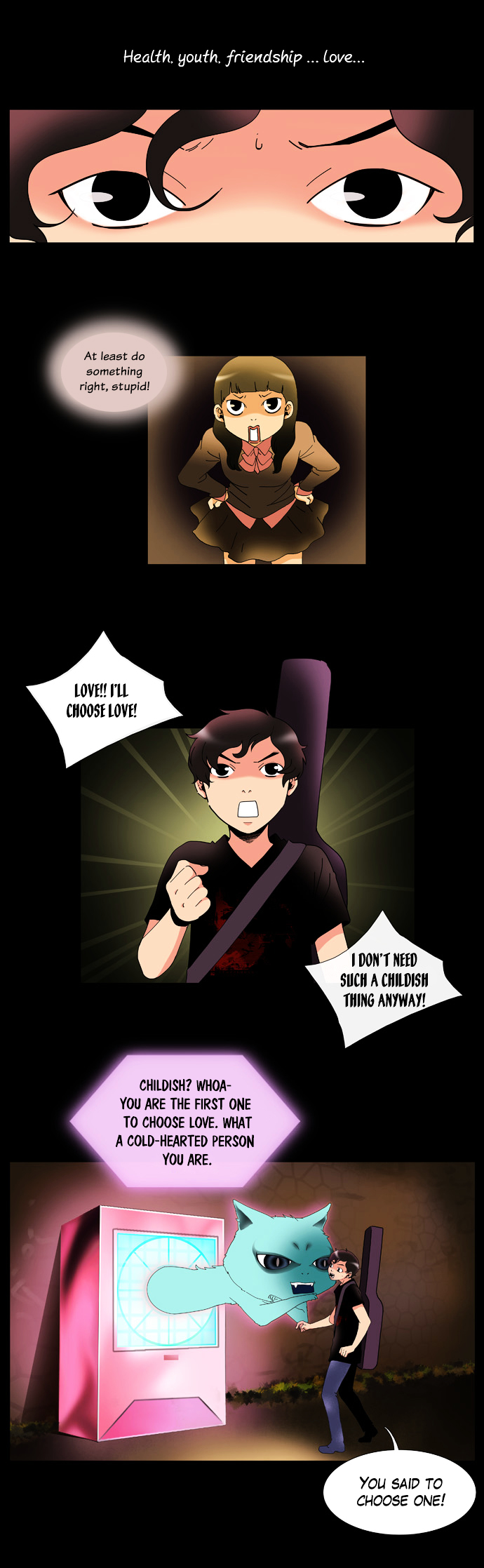 Rainbow Rose Chapter 2 page 6 - Chapter 2 : episode1. Air Guitar: Chapter 2