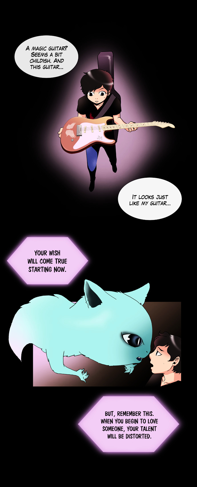 Rainbow Rose Chapter 2 page 8 - Chapter 2 : episode1. Air Guitar: Chapter 2