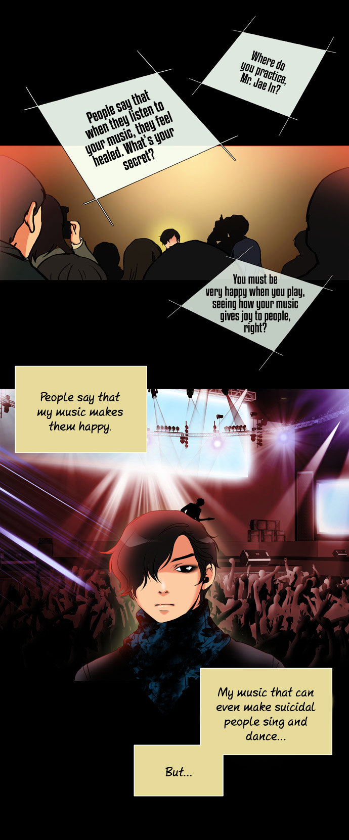 Rainbow Rose Chapter 4 page 13 - Chapter 4 : episode1. Air Guitar: Chapter 4